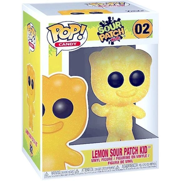 Funko Pop! Candy Sour Patch Kids (Lemon Sour Patch Kid) Figure #02 Collectable - Picture 1 of 6